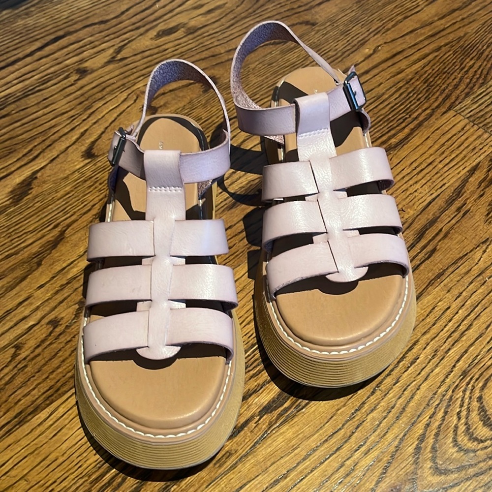 Lilac American Eagle Platform Espadrilles - size 9.5